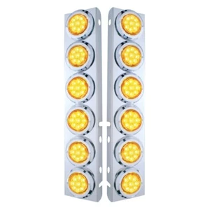 Peterbilt Soporte Filtro de Aire Reflector Luces y Biseles - Lente Ámbar LED/Ámbar - Imagen 1 de 10