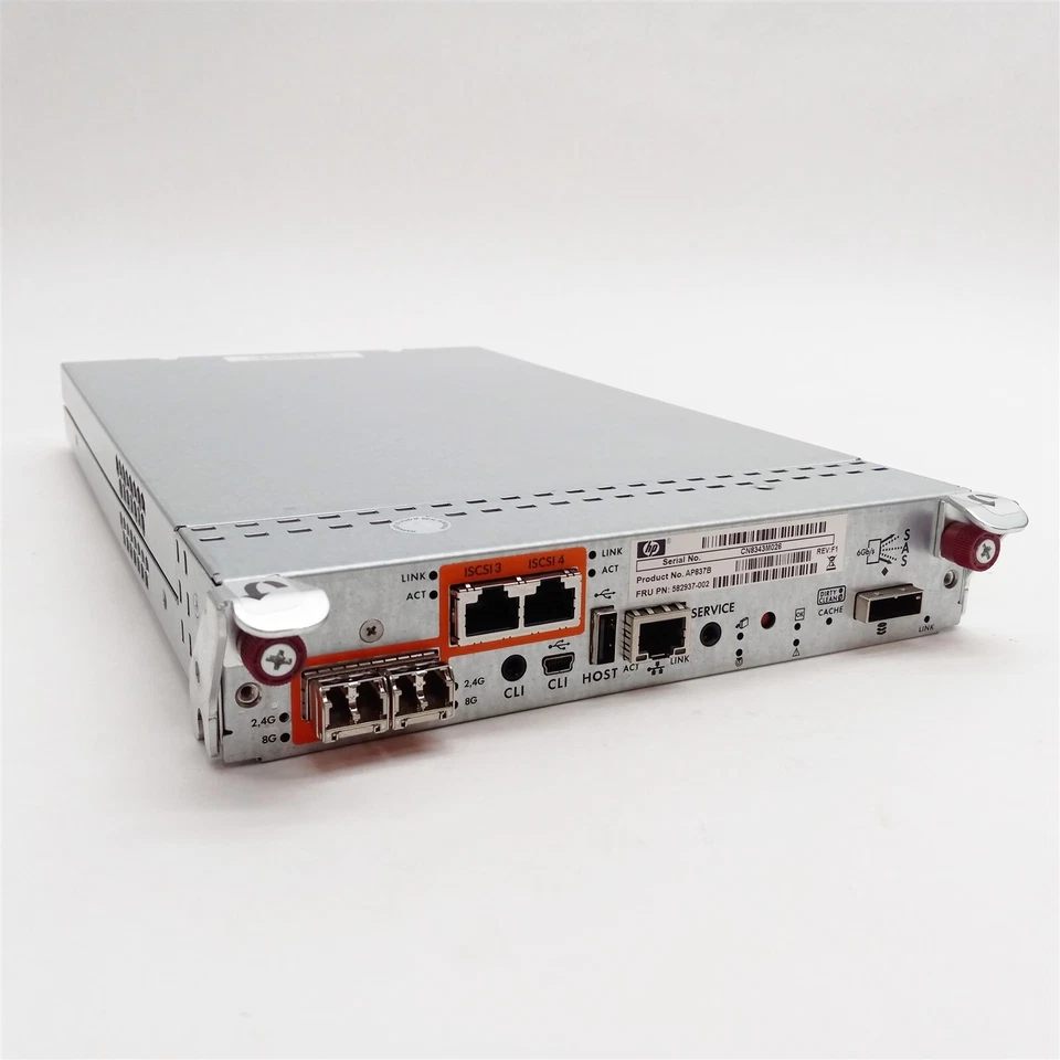 HP AP837B 582937-002 G3 RAID FC/iSCSI SAS Storage Array Controller for P2000 - Image 1 of 4