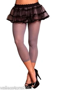 1038 Sexy Acanalado Gris Transparente Rave Entrenamiento Leggings Nylon Pantalones Rave Talla Única - Imagen 1 de 1