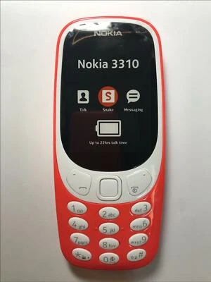 Nokia 3310 Warm Red Dummy Kids Toy Display Phone FAKE PHONE - Image 1 of 4