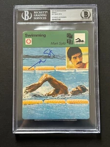 Mark Spitz signierte 1977 Sportscaster Karte #01-07 Beckett BAS COA Olympische Spiele - Bild 1 von 2