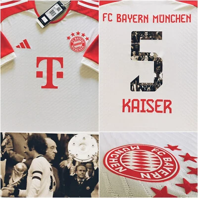 Trikot Adidas FC Bayern 2023-2024 Home Authentic Special - Beckenbauer 5 KAISER - Bild 1 von 4