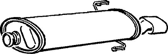 PG433K END SILENCER FOR PEUGEOT 306 1.9 1993-2001 - Image 1 of 1