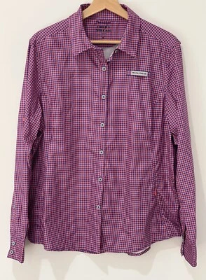 Camisa de pesca Field & Stream para mujer XL rosa azul a cuadros ventilada Gorpcore senderismo Foto 1 de 4