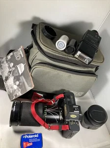 Vintage Canon T80 Camera 80s with lens neck strap Bag Flash LOTS OF EXTRAS! 🔥🔥 - Picture 1 of 8