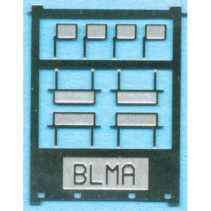 N SCALE LOCOMOTIVE REAR VIEW MIRRORS (4 PAIR) ITEM# BLMA65 - Picture 1 of 1