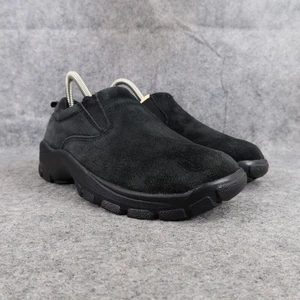 Zapatos Lands End para mujer 5 sin cordones sin usar, en caja, zueco de cuero negro cómodos informales activos - Imagen 1 de 12