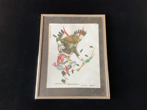 2010 Bobby Vigil "Pan-Yo-Pin" Native American Artwork – Signed Original - Foto 1 di 4