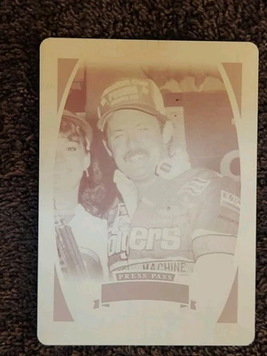 Tim Richmond 2007 Press Pass Legends Racing Printing Plate. 1 /1  - Image 1 of 4