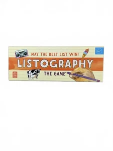 Listography Game Excellent Condition Used Once All pieces Included Ages 12 + - Picture 1 of 5