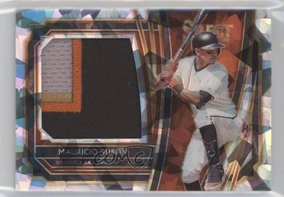 2020 Panini Select Rookie Jumbo Swatches Cracked Ice Prizm /25 Mauricio Dubon RC - Image 1 of 2
