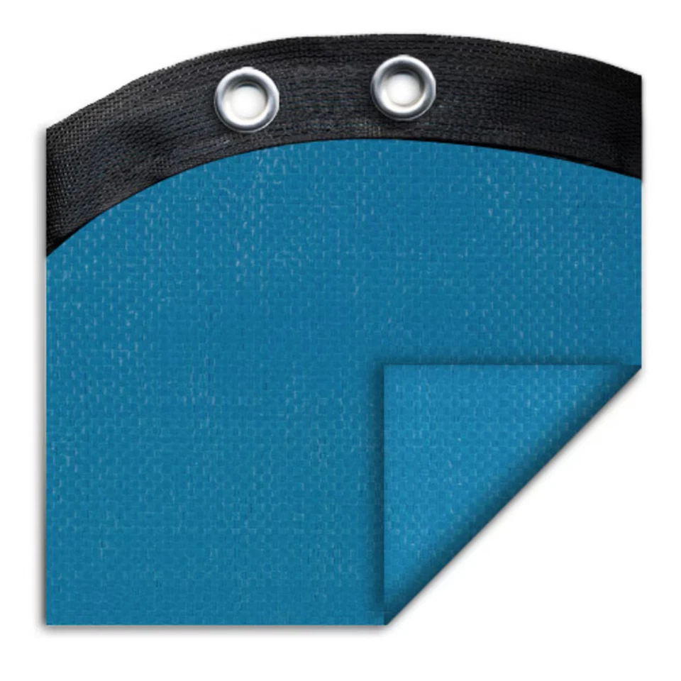 Cubierta de invierno de malla para piscina sobre el suelo ovalada de 16' x 25' 10 años - azul Foto 1 de 1