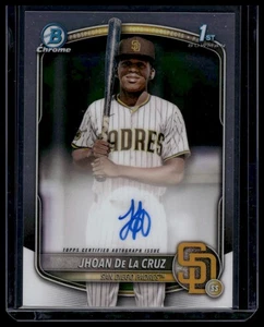 2025 Bowman Chrome Prospect Autograph - CPA-JDL Jhoan De La Cruz (1st,AU) - Picture 1 of 2