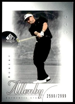 2001 SP Authentic #57 Robert Allenby #/2999 - Image 1 of 2