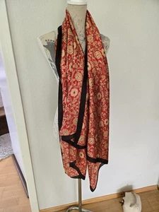 Schal Tuch schwarz rot Leicht - Bild 1 von 3