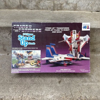 VTG 1984 Hasbro Transformers Evil Deception 3-D Stand Up Puzzle Complete Clean - Image 1 of 4