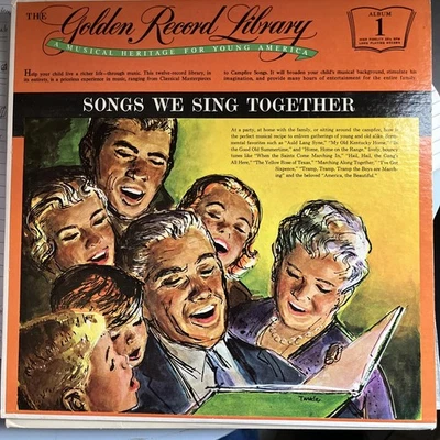 The Golden Record Library Songs We Sing Together Vinyl Record     TF - Image 1 of 4