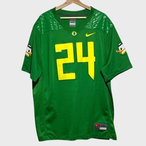 Vintage Nike Thomas Tyner Oregon Ducks 2015 Green NCAA Football Jersey 2XL XXL - Picture 1 of 6