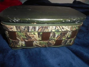 NEU 2013 Longaberger Camo Caddy Korb mit Deckel OLD STOCK - Bild 1 von 5