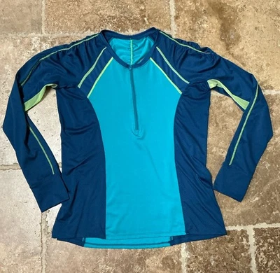 Camiseta deportiva de tenis Lucky In Love para mujer talla XL manga larga media cremallera Foto 1 de 4