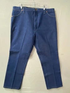Jeans uomo Wrangler blu, taglia W 42 x L 30, 100% cotone, usato - Foto 1 di 17