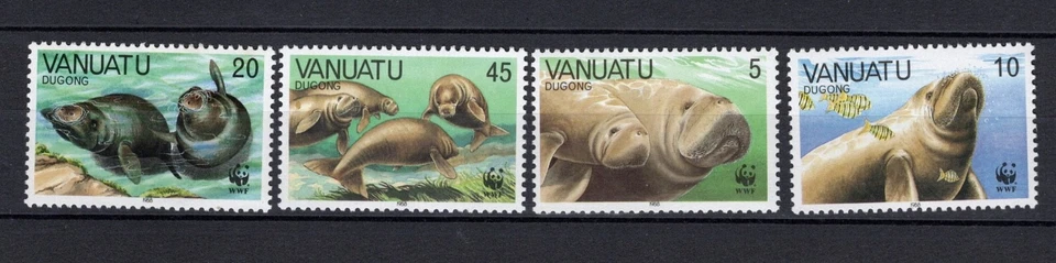 Vanatu mnh stamp set - Sea Lions & Walrus - WWF - Image 1 of 1