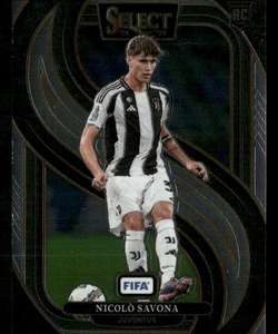 2024-25 Panini Select FIFA - Nocolo Savona RC #140 Juventus Mezzanine - Picture 1 of 2