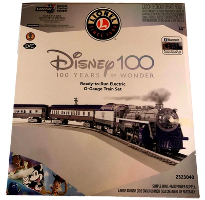 Lionel Disney 100 RTR Train Set O-Gauge Open NIB 100th Anniversary 2323140 - Image 1 of 4