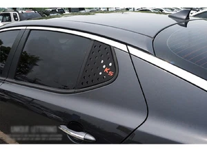Window Glass Sports Plate C Pillar Red 2p 1Set For 2011 2014 Kia Optima : K5 - Picture 1 of 8