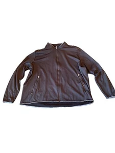 Adidas Climaheat Active Jacket Mens SIZE 2XL Full Zip Collared Long Sleeve Black - Picture 1 of 8