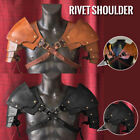 Medieval Vintage Pauldrons Shoulder Armor Cosplay Costume Party Faux Leather NEW