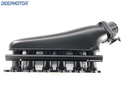 Colector de admisión de billet Deepmotor 2JZ-GE cuerpo del acelerador de riel de combustible + cable del acelerador Foto 1 de 4