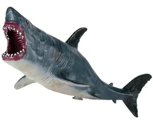MEGALODON Shark Toy Action Figure 13" Small Animal Figurine Doll Gift for Kids - Picture 1 of 2