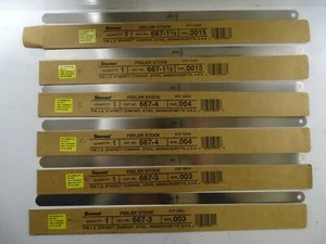 (LOT) Starrett Feeler Stock, .003, .004, .0015 , EDP 52838, 52842, 52842 - Picture 1 of 4