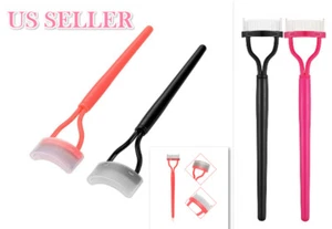 New Beauty Makeup Eyelash Metal Brush Comb Lash Separator Mascara Lift Curl Tool - Picture 1 of 10