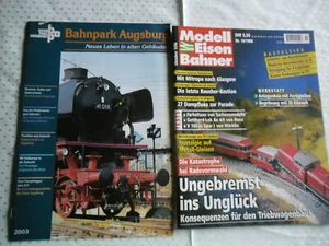 2x Zeitschriften, Modelleisenbahner + Bahnpark Augsburg - Bild 1 von 1