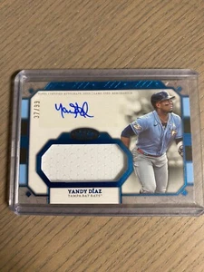 2024 Topps Tier One Yandy Diaz Blue Patch Autograph /99 TB Rays Auto - Picture 1 of 1