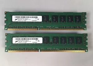 RAM Modules Micron 2x 2GB PC3-10600E / DDR3 1333MHz ECC SDRAM – Mac Pro - Picture 1 of 1
