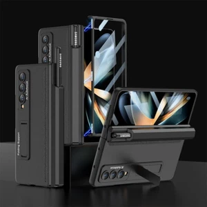 For Samsung Galaxy Z Fold4 Shockproof Tempered Glass Metal Folding Case Cover - Picture 1 of 22
