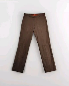 Vintage Hugo Boss DIX wasserabweisende braune Hose Orange Label 29x32 beschichtet - Bild 1 von 24