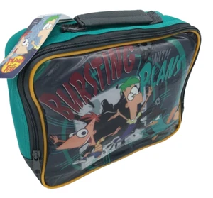 Bolsa de Almuerzo Disney Phineas And Ferb, Asa Completamente Forrada Cremallera Escuela 27 x 28 cm (P) - Imagen 1 de 5