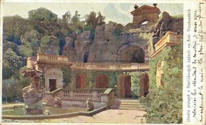 Czech Republic Prague Praha Divadlo na Vinohradech Vintage Postcard 08.04 - Picture 1 of 2