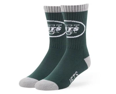 Calcetines New York Jets '47 Marca Bolt Grande Verde Hombre 9-13 Mujer 10-12 Nuevos con Etiquetas Nuevos  Foto 1 de 2