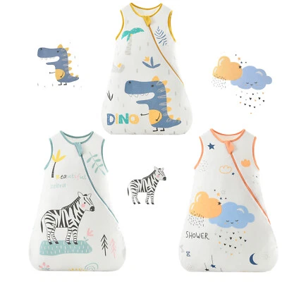 Baby Schlafsack Frühling/Herbst 1.5Tog Baumwolle Weich Bequem Reißverschluss DE - Bild 1 von 4