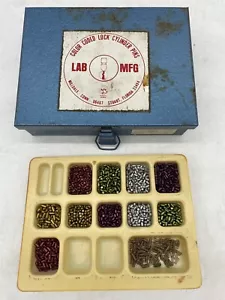 LAB MFG Color Coded Lock Cylinder Pins Kit No. 15 Ford .112 dia. in Metal Box - Picture 1 of 10