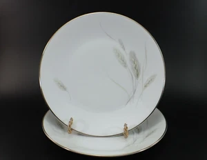 Rosenthal Regina Platinum DINNER PLATE Set of 2 Wheat Retired Pattern Germany - Picture 1 of 9