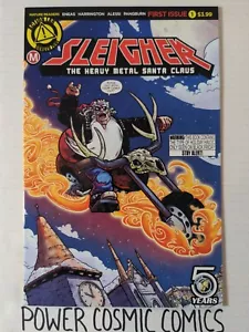 Sleigher: The Heavy Metal Santa Clause #1 (Action Lab Jul 2016) NM  Eneas Cover - Picture 1 of 2