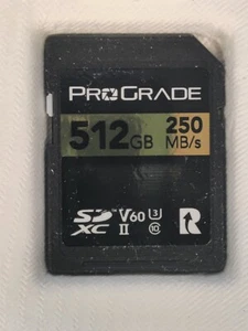 Prograde Digital 512GB SDXC UHS-II U3 Class 10 V60 Memory Card - Picture 1 of 2
