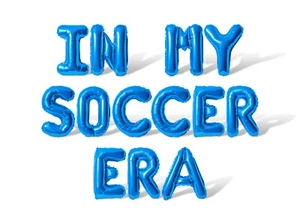 IN MY SOCCER ERA Letter Balloon Banner - Soccer Birthday Party Decorations DIY - Picture 1 of 55