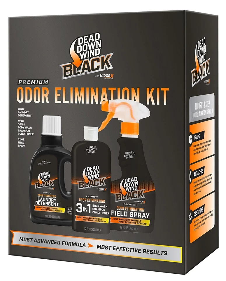 Dead Down Wind 207022 Black Premium 3-Piece Kit Odor Eliminator - Image 1 of 1